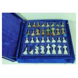 Onyx Chess Set. One Bishop is broke/missing top