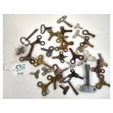 Antique Keys for Toys, Desks, Clocks etc.