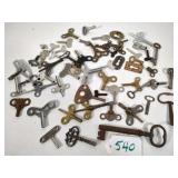 Antique Keys for Toys, Desks, Clocks etc.