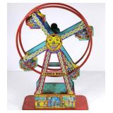 J. Chein Tin Litho Hercules Ferris Wheel Wind Up T
