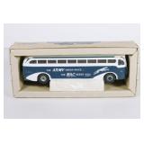 Corgi Die Cast USA Army WAC Greyhound Bus w/box