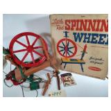 Remco Little Red Spinning Wheel orig box  NO SHIP