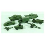 8 Piece "Dinky" Army Toys