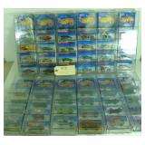 Display Cases of Misc Hot Wheels - 48 cars total