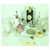 Vtg Glass Bells incl Fenton Lily Temple