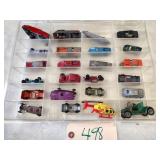 Metal Antique Cars incl Tootsie Toys, etc.