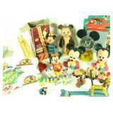Large Lot of Mickey Mouse Memorabilia