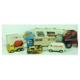 (7) Misc Metal Tonka Trucks & Equipment