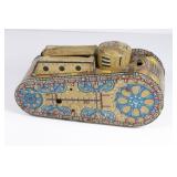 Marx Tin Litho US Tank w/Doughboy PopUp