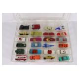 (24) Hot Wheels/Matchbox in Case