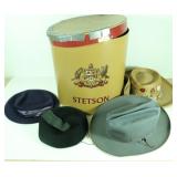 (4) Vtg Hats (includes a Stetson - needs cleaned)
