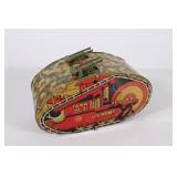 Marx US Army No. 3 Tin Tank works - approx 8"