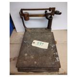 Buffalo Scale Co. 50 lb. Platform Scale - NO SHIPP