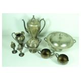 Vntg Silver Plated Serving Pieces