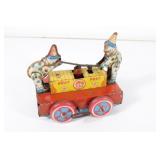 Wyandotte Hoky Poky Tin Litho Wind-up Toy 7" x 6"