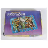 Vtg Mechanical Lucky Mouse Game Wind Up