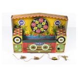 Vintage Tin Litho Wyandotte Model Shooting Gallery