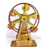 J. Chein Hercules Ferris Wheel Tin Wind Up Toy.