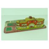 Vtg Tin Litho Marx 666 Locomotive City Airport