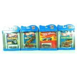 (4) Hot Wheels Authentic Commemorative Replicas