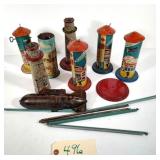MARX Tin Litho Sky Hawk Parts, Extra towers, etc.