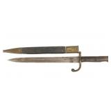Brazilian Model 1908 Mauser Bayonet with scabard