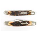 (2) Uncle Henry 3 1/2" Folding Knives