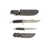 (2) BUCK Knives 119 and 102 Fixed Blades