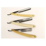 (3) Vtg German made Straight Razors