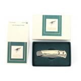 BARLOW Lockback Knife.  Mallards In Flight
