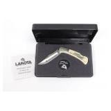 LAKOTA Scrimshaw Series. 3 Inch Lockback Knife