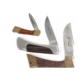 (3) Locking Blade Folding Knives