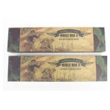 (2) America at War WWII Knives