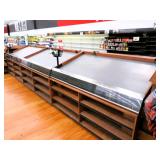 2021 6ft Slant Produce Tables With Front Shelving Insert