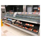 12ft Barker Ptd Gravity-coil Sefood Case '08 - Remote Cooled, No Compressor