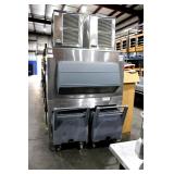 Scotsman Double Ice Heads W/ Ice Transport Bin, And 2 Carts