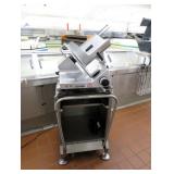 Bizerba Se12 Deli Slicer With Cart, Sharpener