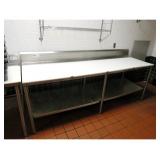 8ft Polytop Table - 30in Deep