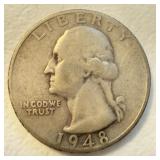1948 S - US Washington Quarter