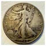 1942 S - US Walking Liberty Half Dollar