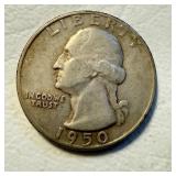 1950 S US Washington Quarter