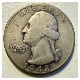 1948 US Washington Quarter