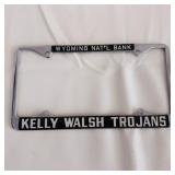 Kelly Walsh Trojans Plate Cover