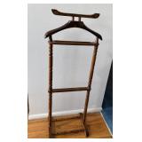 Vtg Maple Dressing Valet