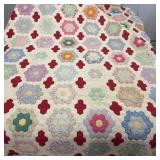 Vtg 80 x 70 Quilt