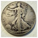 1946 US Walking Liberty Half Dollar