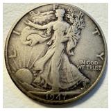 1947 D -US Walking Liberty Half Dollar