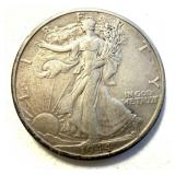 1944 D - US Walking Liberty Half Dollar