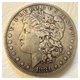 1881 O - US Silver Morgan Dollar
