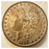 1896 US Silver Morgan Dollar